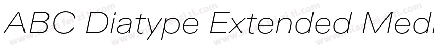 ABC Diatype Extended Medium Unlice字体转换